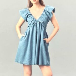 Endless Rose Denim Mini Dress